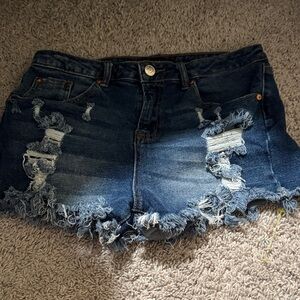 Almost Famous Blue Denim Shorts